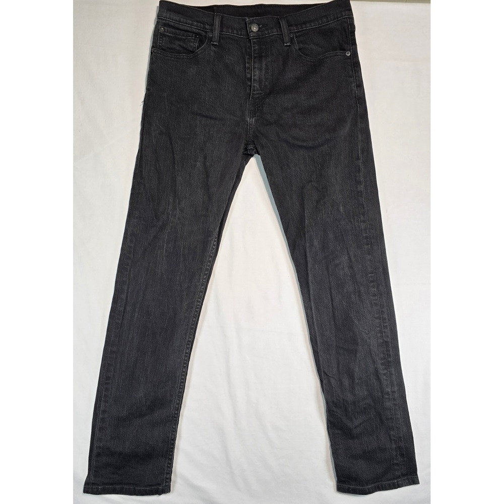 Levis 508 Regular Taper‎ Fit Jeans Mens 32x32 Faded Black Denim 055210009
